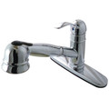 Gourmetier Single-Handle Kitchen Faucet W/ Pull-Out Sprayer, Chrome GSC7571WEL